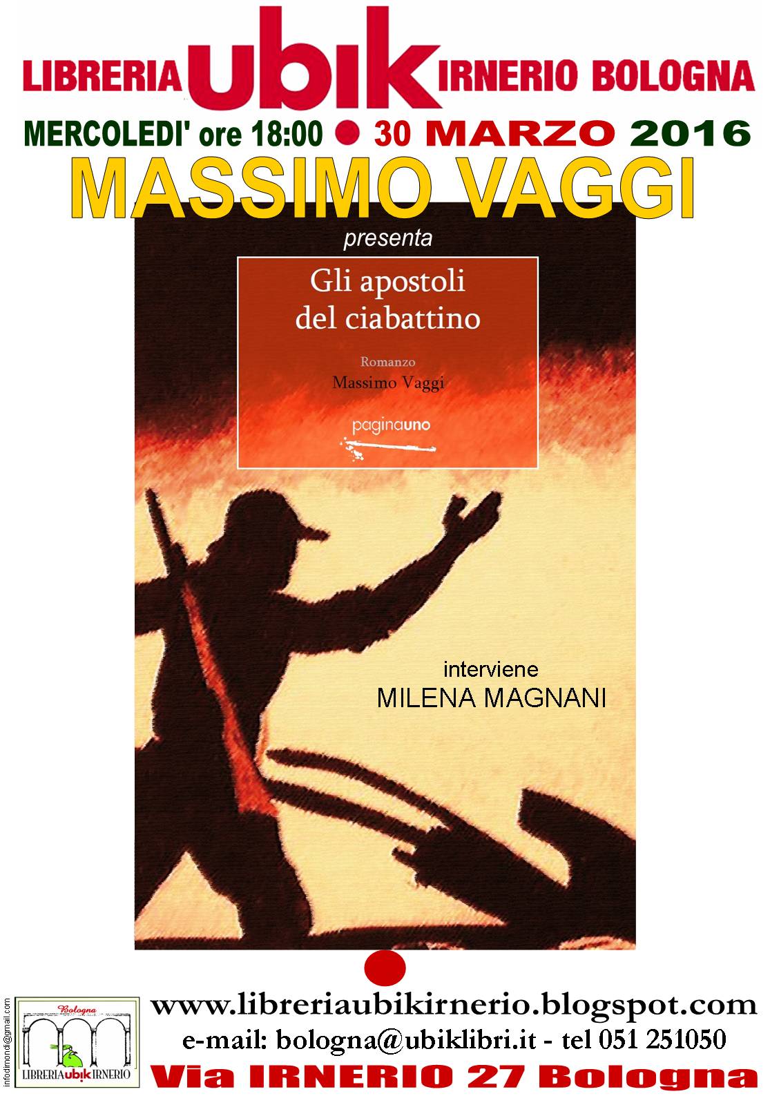 MASSIMO VAGGI  presenta “Gli apostoli del ciabattino”