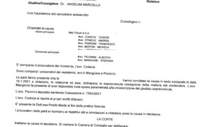 Illegittima cessione dei rami d’azienda da IBM a MODIS