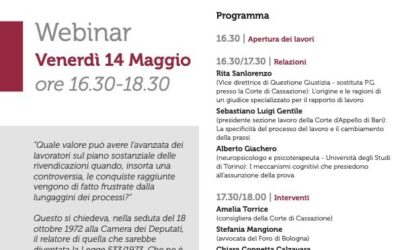 Il nocchiere… in gran tempesta”: il giudice e la giustizia del lavoro fra testo normativo e contesto culturale”