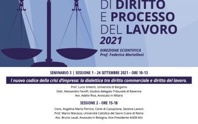 “Il nuovo codice della crisi d’impresa: la dialettica tra diritto commerciale e diritto del lavoro”